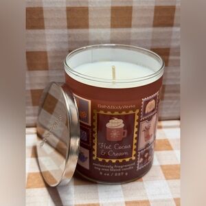 NEW B&BW Hot Cocoa & Cream Single wick candle